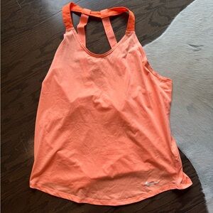 Nike Orange Sleeveless Relaxed Tank Top
